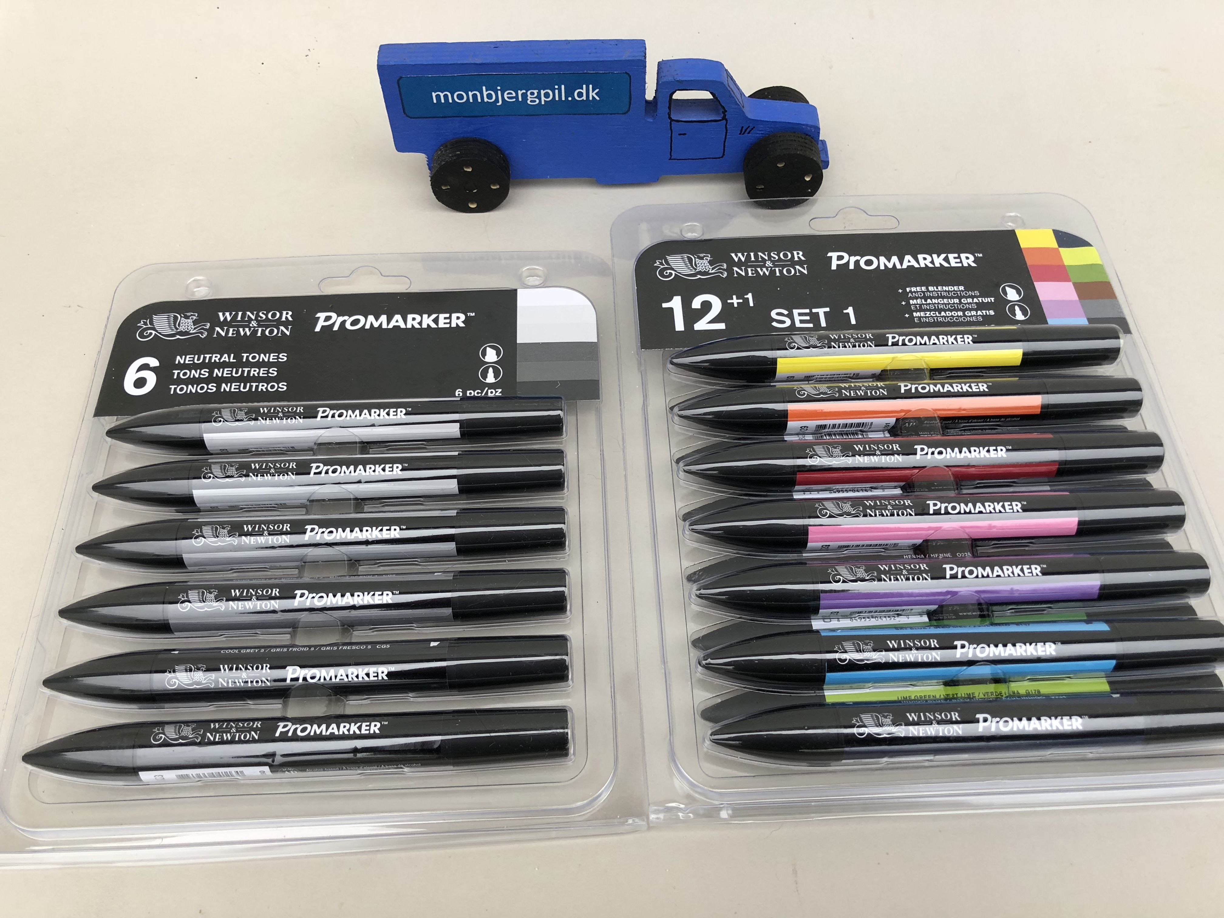 Promarker sæt 1 + Skin tones sæt - Monbjergpil