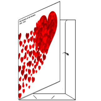 Personlig mappe med tryk