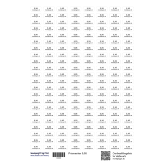 Prismærker til dine varer. 176 stk. A4 hvidt papir 2,0 x 0,80 Cm. 6 øre pr. label
