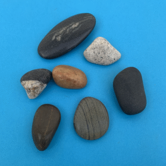 Stensamling 35 Poleret dansk sandsten 6-10 cm