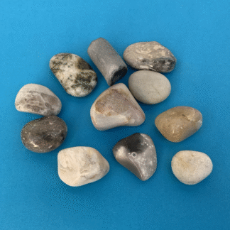 Stensamling 39 Poleret dansk sandsten, kvartsit og flint 3-4 cm